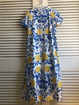 NWOT Vibrant Lemon Dress/Kimono/cover up. Size Small thumbnail 5