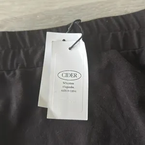 Cider Solid Ruched Mini Skirt With Strap Black S NWT thumbnail 10