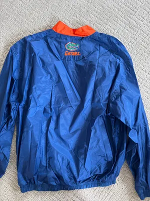 Fans UF Gators Rain Jacket Pullover Blue Size M thumbnail 4