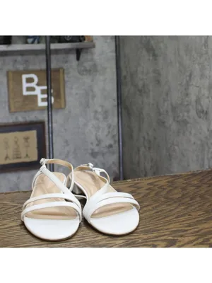 NWT Easy Spirit Glenni Block Heel Strappy Sandals SEGLENNI White Leather 9.5W thumbnail 4