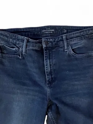 LUCKY Brand ‘BRIDGETTE SKINNY’ Black High Waist Jeans Sz 10/30 ANKLE thumbnail 3