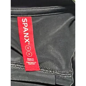 Spanx Womens Medium Black Long Sleeve Active Top Crew Neck Shirt thumbnail 4