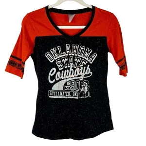 Rivalry Threads Oklahoma State University Cowboys Baseball Shirt Small thumbnail 1