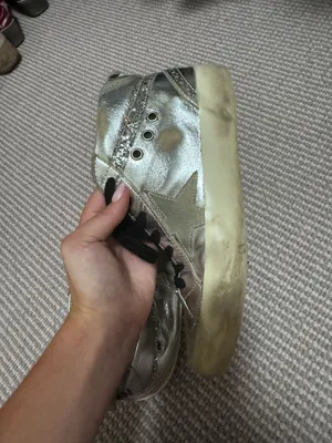 Golden Goose Midstar Grey Silver Sequin thumbnail 2
