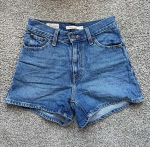 Levi's Medium Blue Denim Shorts thumbnail 1