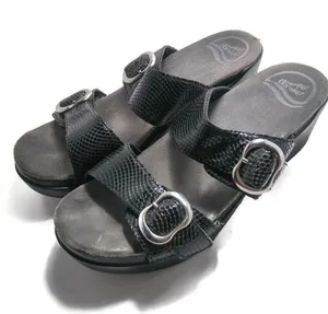Womens DanskO Slip On Sandal 37 Adjustable Strap Heels thumbnail 2