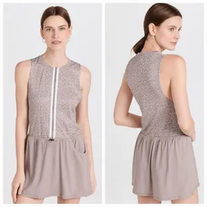 VARLEY Lagoda Tennis Dress Tan Size‎ Medium thumbnail 3