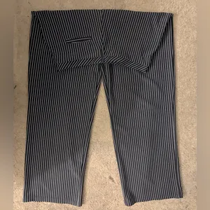 Black and White Striped Pants Size L thumbnail 2