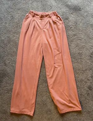 Halara Pink / Salmon Colored Work Pants thumbnail 1
