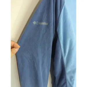 Columbia Arctic Air‎ Fleece 1/2 Zip Blue Jacket Women's XL Warm Outdoor Comfy thumbnail 3