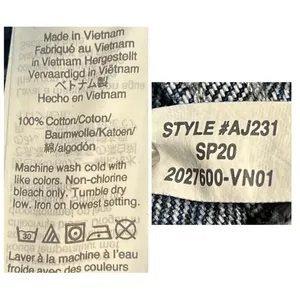 Madewell‎ Straight-Leg Jean Overalls XXS Hickory Wash Faded Denim Cropped Length thumbnail 4
