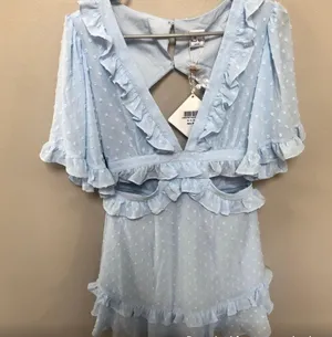 Hello Molly Baby Blue Mini Dress thumbnail 1