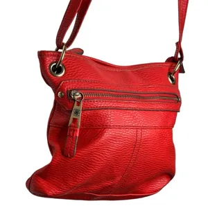 Long Red‎ Shoulder Bag Red thumbnail 4