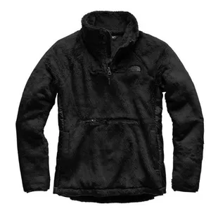 The North Face Osito Sport Hybrid 1/4 Zip Fleece Women's XS‎ Black Cozy Pullover thumbnail 1
