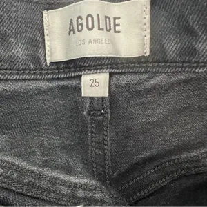 Agolde High Rise Straight Leg Button Fly Cropped Jean 25 thumbnail 8