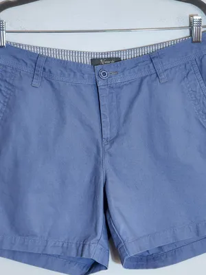 Natural Reflections Womens Blue Cotton Chino Shorts Size 10 thumbnail 2