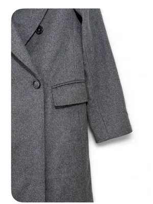 Quince Women’s Italian Wool Blend Double Breasted Long Coat Size Small thumbnail 9