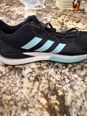 Adidas Women's Black & Light Blue Running Sneakers thumbnail 4