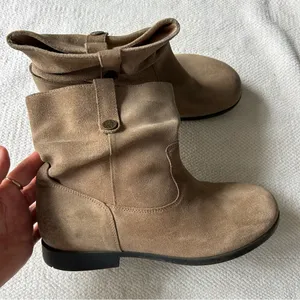 Birkenstock Tan Suede Boots thumbnail 4
