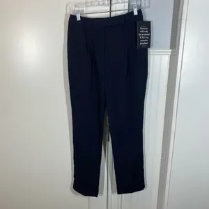 TUCKERNUCK navy Pleated Duncan Trouser size 0 NWT workwear office career preppy‎ thumbnail 2