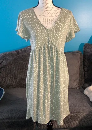 Steve Madden Babydoll Dress, Medium thumbnail 1