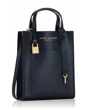 Marc Jacobs Black Leather Small Tote thumbnail 3