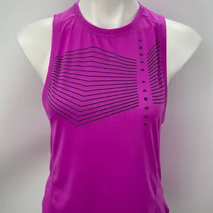 Under Armour sleeveless magenta tank size small thumbnail 1