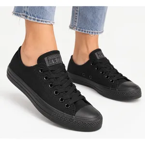 Converse Chuck Taylor All Star Low Top Black Women's 7 Monochrome Sneakers thumbnail 1