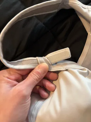 {BROOKS} Juno White High-Impact Racerback Sports Bra thumbnail 4