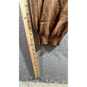 1281 | Tahari Knit Loungewear Half Zip‎ Drawstring Jumpsuit Brown Women S thumbnail 5