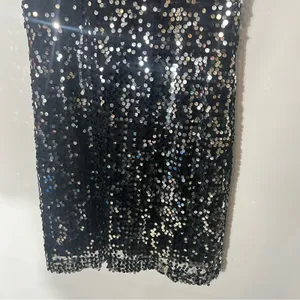 Banana Republic Black Sequin Dress Size‎ 2 thumbnail 6