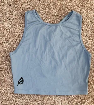 Ptula Cropped Tank Blue thumbnail 1