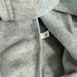Women’s NEW Heathered Grey Pull On Drawstring Side Pockets Sweatpants Size M #26 Gray Size M thumbnail 6