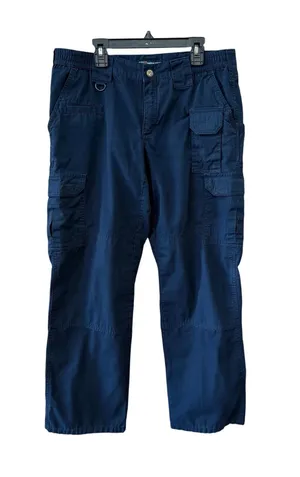 5.11 Tactical Womens Size 8 Regular Navy Blue Pants Cargo Pockets Workwear thumbnail 1