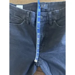 7 for All Mankind Slim Women's Size 4 Black Denim Stretch Jeans 2785 thumbnail 4