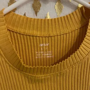 Aerie tank top mock neck mustard yellow size S thumbnail 2