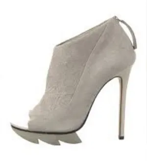 Camilla Scovgaard tan suede leather‎ platform stiletto Heels size 35.5 thumbnail 1