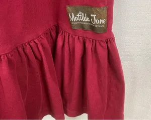 Matilda Jane Burgundy Red Big Ruffle Bottom Pants Sz.S thumbnail 6
