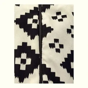 Show Me Your Mumu‎ Womens Large White Black Geometric Tribal Ikat Mini Skirt USA thumbnail 6