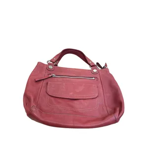 Fossil Vintage Womans Red Leather Handbag Clutch With Dual Handles SKU8148 thumbnail 9