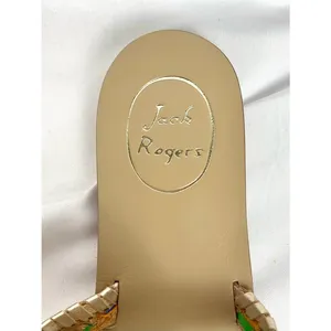 Jack Rogers Georgica Sandals Cork Multicolor Rainbow Accents Sz 7 thumbnail 4