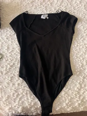 Princess Polly black bodysuit thumbnail 1