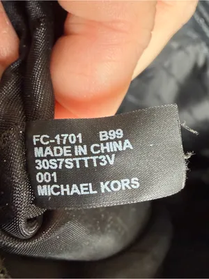 Michael Kors Jet Set EW Signature Tote Bag Black & Grey MK Logo Shoulder Purse thumbnail 13