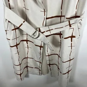Bellivera Faux Suede Sleeveless Jacket With‎ Belt NWT Womens Size XS thumbnail 4