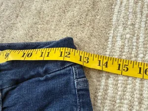 Good American Dark Blue Denim Skinny Jeans Crop Size 26 thumbnail 5