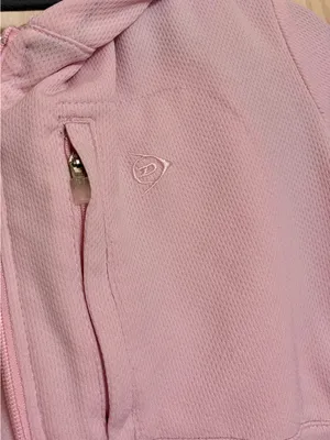 Dunlop women's pink activewear jacket size large with hood thumbnail 8