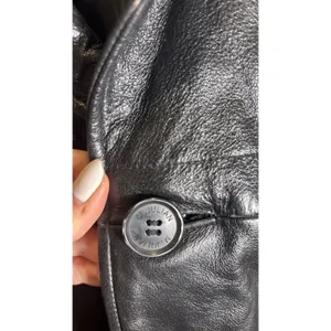 Wilson's Leather 'M. Julian' Jacket Coat‎ Lined Full Zip Men's XL Vintage Black thumbnail 3