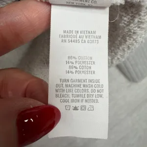 aerie L Down To Earth Quarter Zip Sweatshirt Overisized Gray Relaxed Fit Cozy thumbnail 8