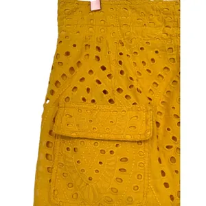 NWT Tracy Reese x Anthropologie Sunshine Eyelet Pencil Skirt Button‎ Front Sz 14 thumbnail 9
