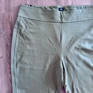 Express Ponte Pants Stretch Slim High Rise Green Women XXL Career Pull On thumbnail 5